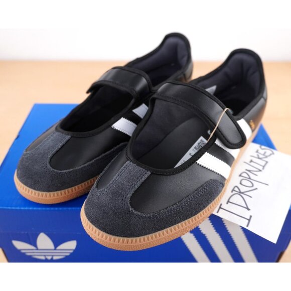 Adidas Samba Jane Black/White Gum Women's Shoes - Picture 4 of 9